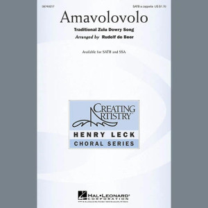 Amavolovolo (arr. Rudolf de Beer)