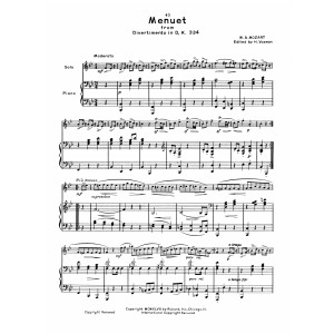 Menuet (Div. In D K334)