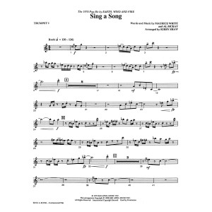 Sing A Song (arr. Kirby Shaw) - Solo Bb Trumpet 1
