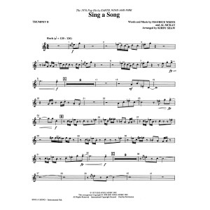 Sing A Song (arr. Kirby Shaw) - Solo Bb Trumpet 2