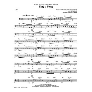Sing A Song (arr. Kirby Shaw) - Electric Bass