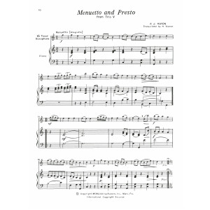 Menuetto & Presto (Trio V)