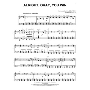 Alright, Okay, You Win [Jazz version] (arr. Brent Edstrom)