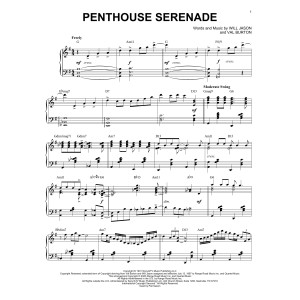 Penthouse Serenade [Jazz version] (arr. Brent Edstrom)