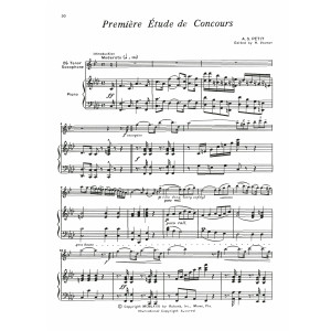 Premiere Etude De Concours