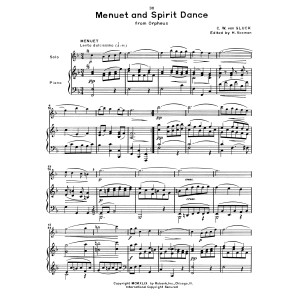 Menuet And Spirit Dance (from Orpheus)
