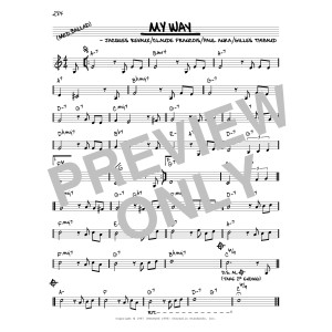 My Way [Reharmonized version] (arr. Jack Grassel)