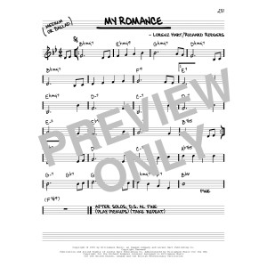 My Romance [Reharmonized version] (from Jumbo) (arr. Jack Grassel)