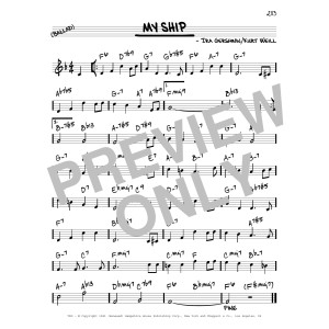 My Ship [Reharmonized version] (arr. Jack Grassel)