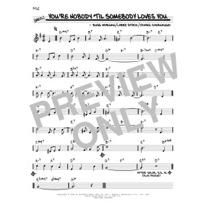 You're Nobody 'til Somebody Loves You [Reharmonized version] (arr. Jack Grassel)