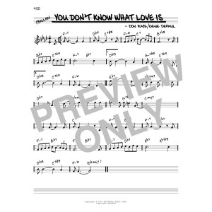 You Don't Know What Love Is [Reharmonized version] (arr. Jack Grassel)