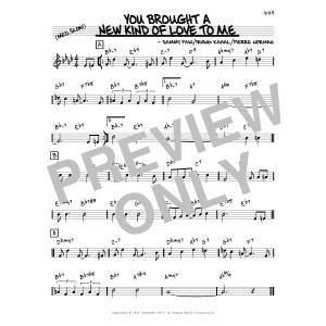You Brought A New Kind Of Love To Me [Reharmonized version] (arr. Jack Grassel)