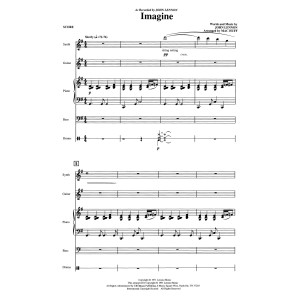Imagine (arr. Mac Huff) - Full Score