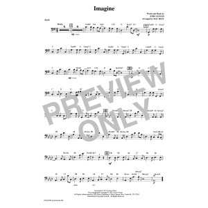 Imagine (arr. Mac Huff) - Bass
