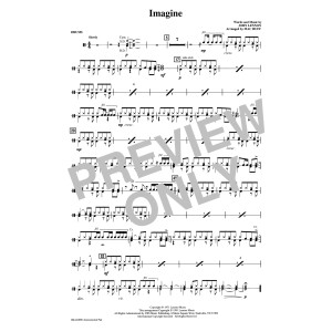 Imagine (arr. Mac Huff) - Drums