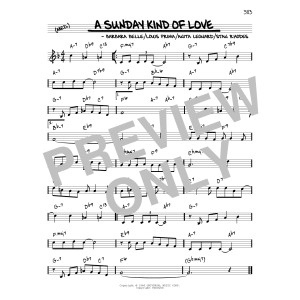 A Sunday Kind Of Love [Reharmonized version] (arr. Jack Grassel)
