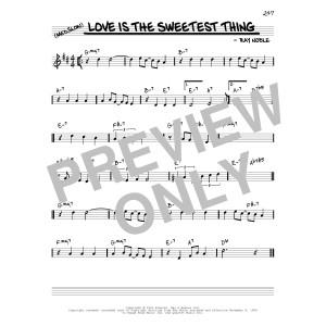 Love Is The Sweetest Thing [Reharmonized version] (arr. Jack Grassel)