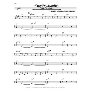 That's Amore (That's Love) [Reharmonized version] (arr. Jack Grassel)