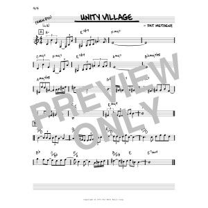 Unity Village [Reharmonized version] (arr. Jack Grassel)