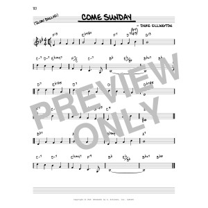 Come Sunday [Reharmonized version] (arr. Jack Grassel)
