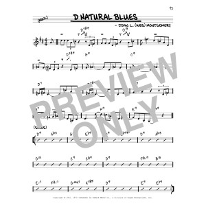 D Natural Blues [Reharmonized version] (arr. Jack Grassel)