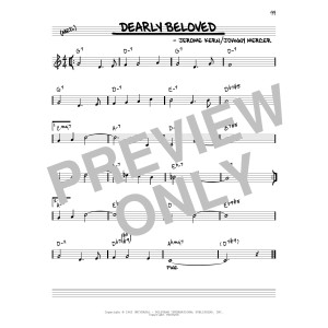 Dearly Beloved [Reharmonized version] (arr. Jack Grassel)
