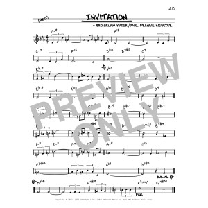 Invitation [Reharmonized version] (arr. Jack Grassel)