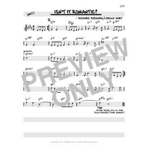 Isn't It Romantic? [Reharmonized version] (from Love Me Tonight) (arr. Jack Grassel)