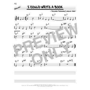 I Could Write A Book [Reharmonized version] (from Pal Joey) (arr. Jack Grassel)