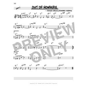 Out Of Nowhere [Reharmonized version] (arr. Jack Grassel)