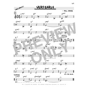 Very Early [Reharmonized version] (arr. Jack Grassel)