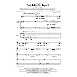 Single Ladies (Put A Ring On It) (arr. Roger Emerson)