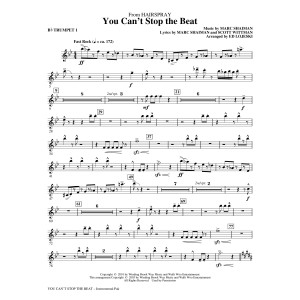 You Can't Stop The Beat (from Hairspray) (arr. Ed Lojeski) - Bb Trumpet 1