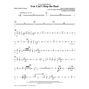 You Can't Stop The Beat (from Hairspray) (arr. Ed Lojeski) - Percussion
