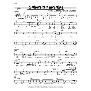 I Want It That Way