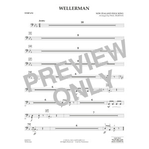 Wellerman (arr. Paul Murtha) - Timpani