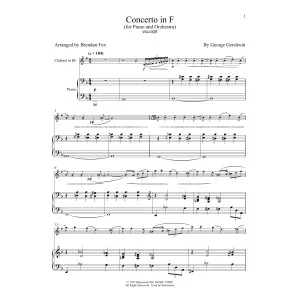 Concerto In F (For Piano & Orchestra) (excerpt)