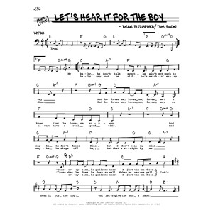 Let's Hear It For The Boy