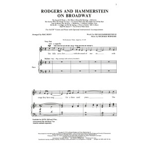 Rodgers and Hammerstein On Broadway (Medley) (arr. Mac Huff)