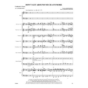 Don't Get Around Much Anymore (arr. Mark Hayes) - Full Score