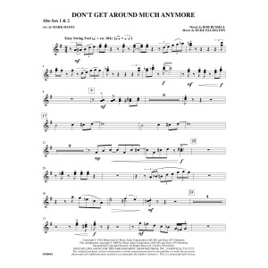 Don't Get Around Much Anymore (arr. Mark Hayes) - Alto Sax 1 & 2
