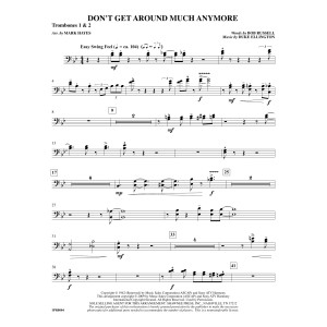 Don't Get Around Much Anymore (arr. Mark Hayes) - Trombone 1 & 2