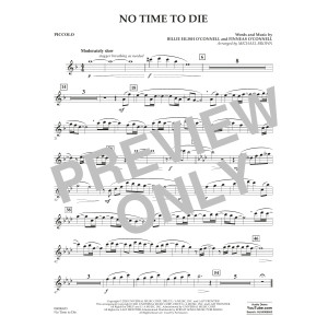 No Time to Die (from No Time To Die) (arr. Michael Brown) - Piccolo