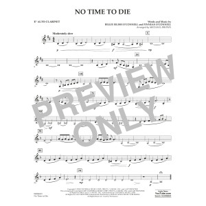 No Time to Die (from No Time To Die) (arr. Michael Brown) - Eb Alto Clarinet