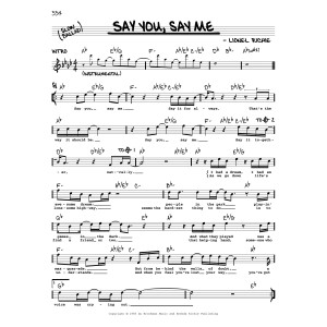 Say You, Say Me