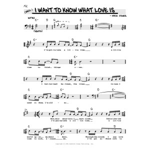 I Want To Know What Love Is