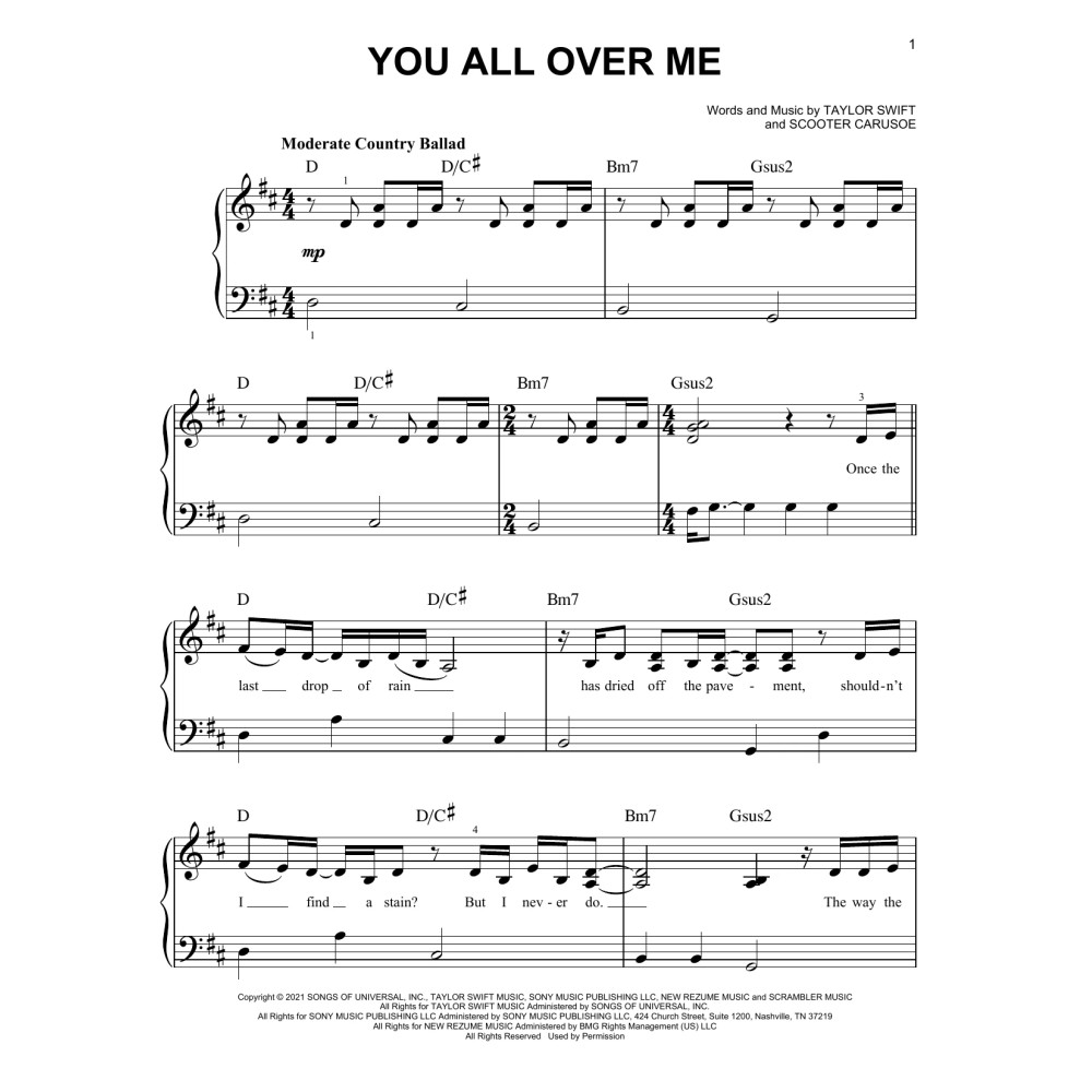 You All Over Me (feat. Maren Morris) (Taylor's Version) (From The Vault)