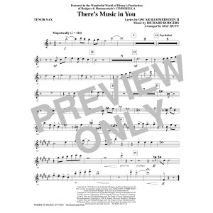 There's Music in You (from Cinderella) (arr. Mac Huff) - Tenor Sax