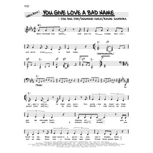 You Give Love A Bad Name