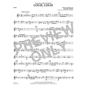 Louie, Louie (arr. Johnnie Vinson) - Oboe